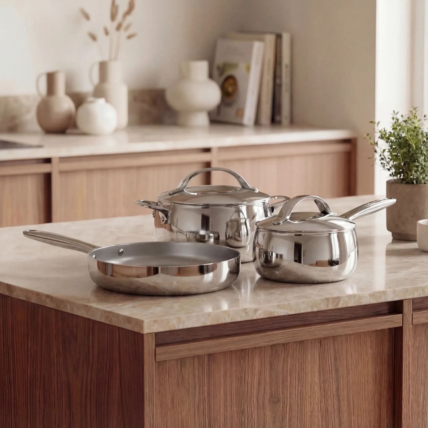 Berghoff Home Belly 5li Tencere Seti Smokey Siyah - 2