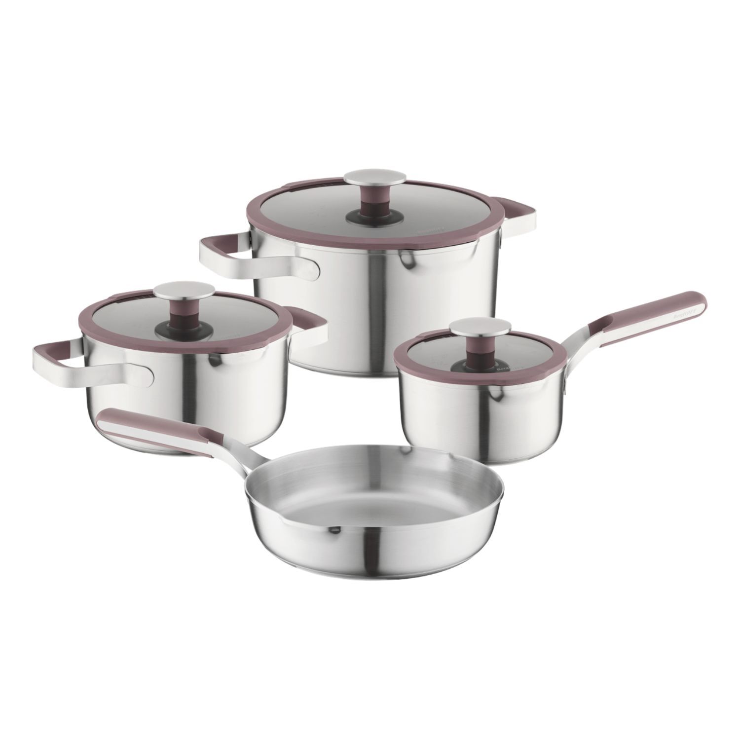 Berghoff Home Elements 7li Tencere Seti Aubergine - 1