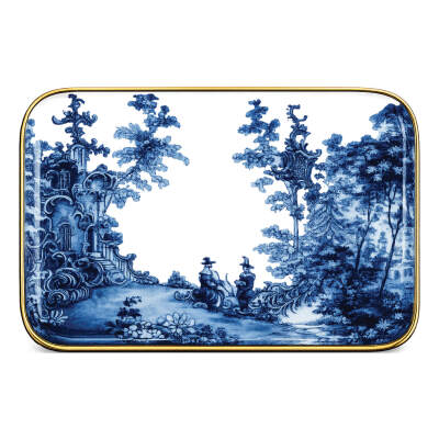 Florantine Dekoratif Emaye Tepsi 26 cm