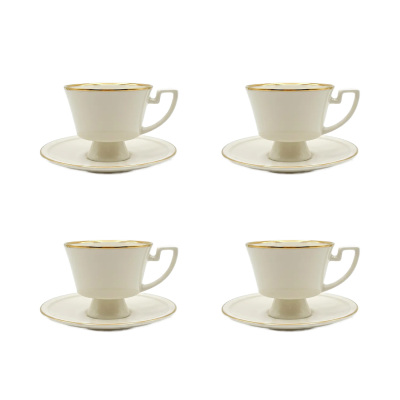 New Milan Bone 4'lü Çay Fincanı Seti 200 ml