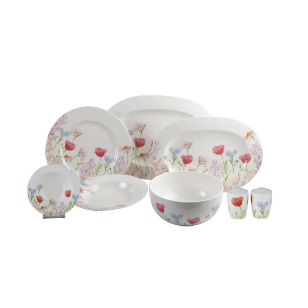 Royal Canterbury Blooming Field 53 Parça Yemek Takımı (1)