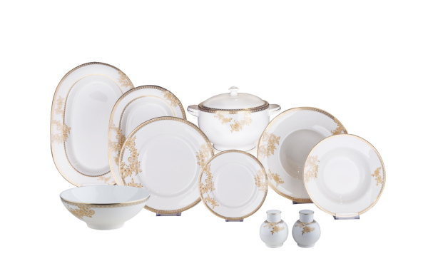 Royal Canterbury Liberty Gold 72 Parça Yemek Takımı (1)
