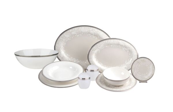 Royal Canterbury Milada Platinum 55 Parça Yemek Takımı (1)