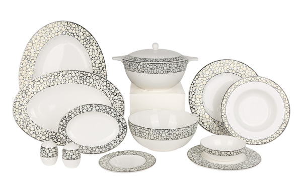Royal Canterbury Silver Pearl Yemek Takımı 72 Parça (1)