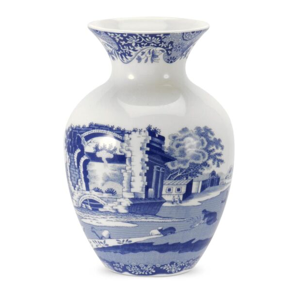 Spode Blue Italian 15 cm Vazo - 1