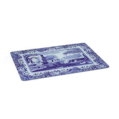 Spode Blue Italian Cam Mutfak Tezgah Koruyucu 40x30 cm
