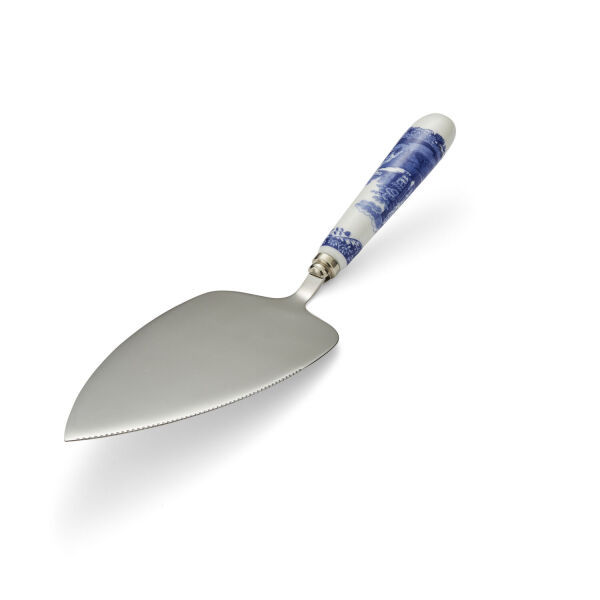 Spode Blue Italian Seramik Saplı Pasta Servis Spatulası - 1
