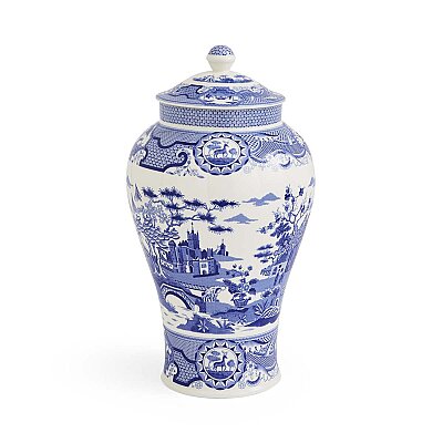 Spode Gothic Castle Kapaklı Dekoratif Vazo 36 cm
