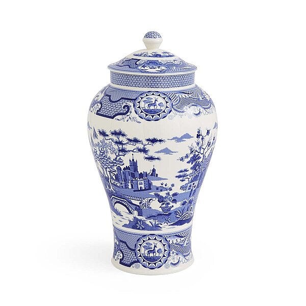 Spode Gothic Castle Kapaklı Dekoratif Vazo 36 cm - 1