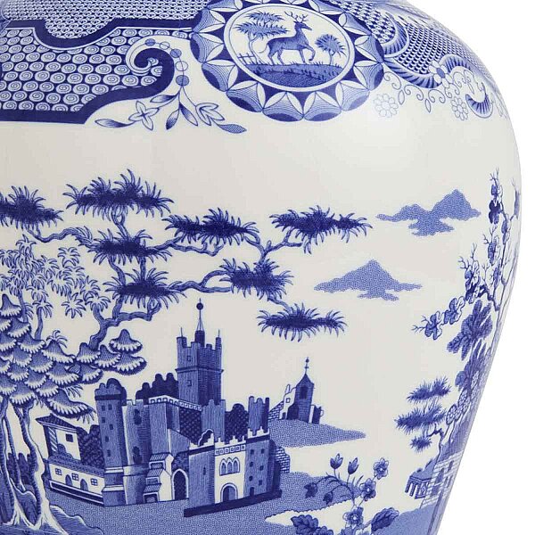 Spode Gothic Castle Kapaklı Dekoratif Vazo 36 cm - 4