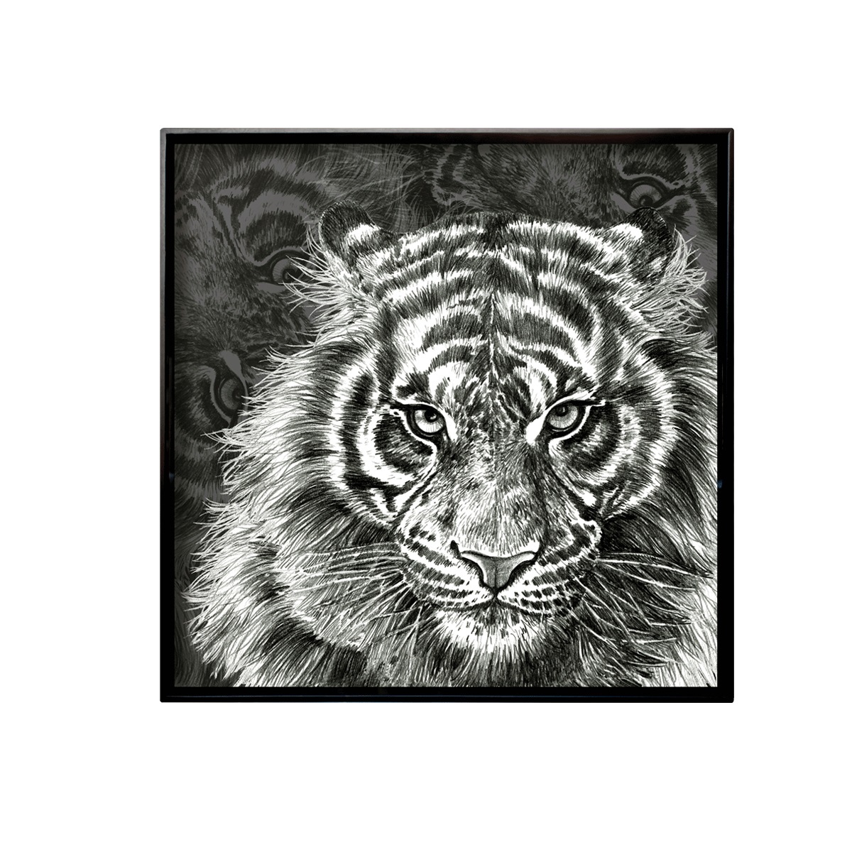 Taitu Wild Spirit Kaplan 45Cm Kare Tepsi - 1