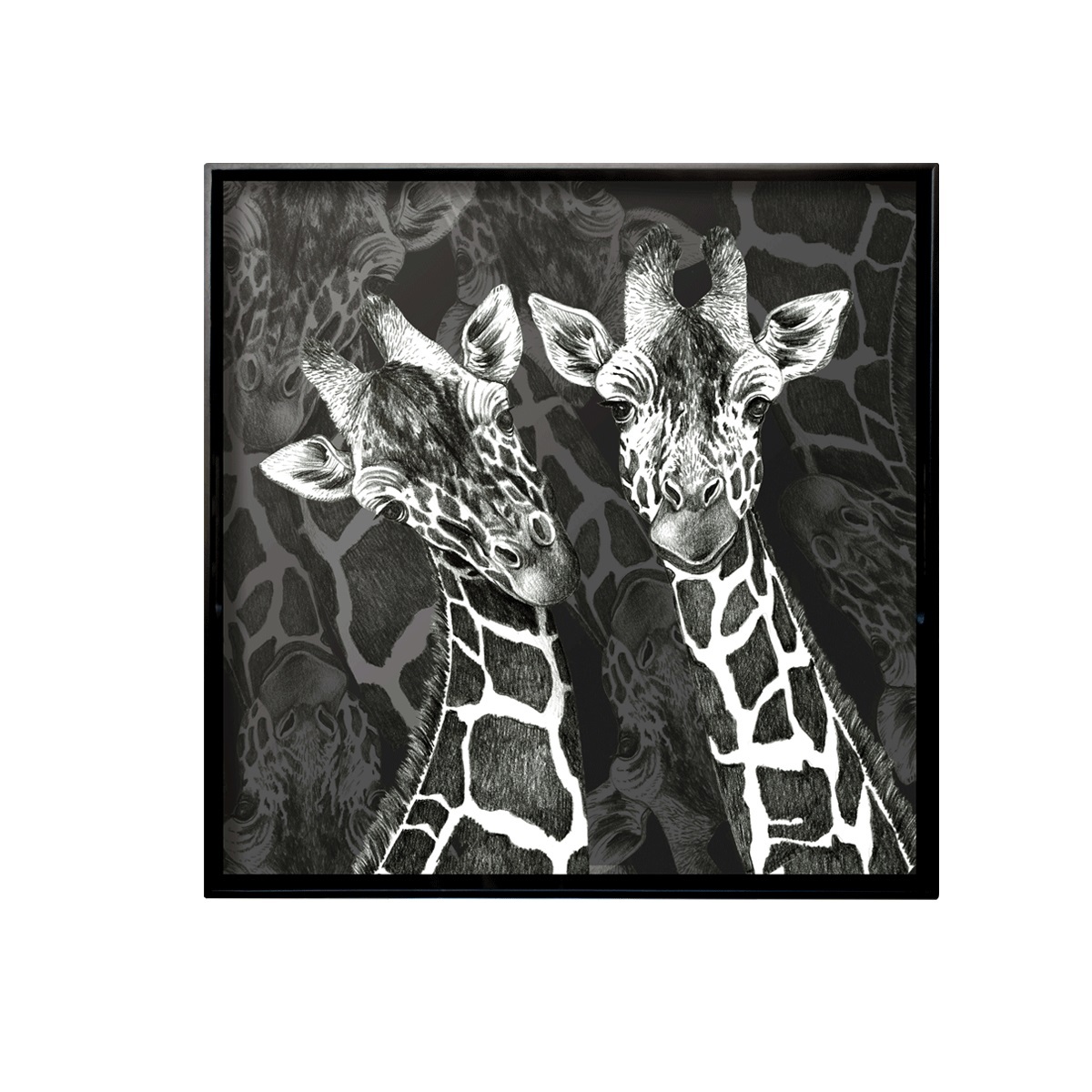 Taitu Wild Spirit Zürafa 45Cm Kare Tepsi - 1