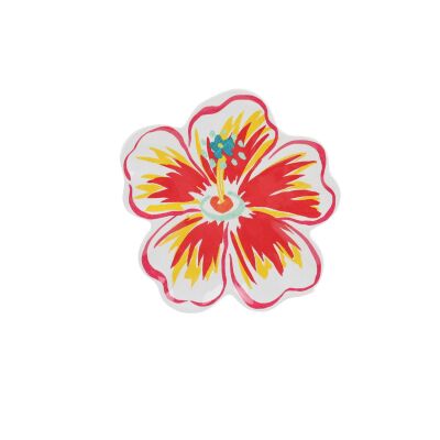 Tropea Melamin Çiçek Formlu Tabak Seti 20cm (2'li) (1)